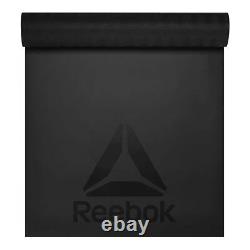Reebok 5mm Sure-Grip Fitness Mat Ultimate Grip Black Sporting Goods Fitness