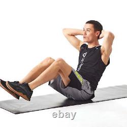 Reebok 5mm Sure-Grip Fitness Mat Ultimate Grip Black Sporting Goods Fitness