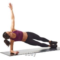 Reebok 5mm Sure-Grip Fitness Mat Ultimate Grip Black Sporting Goods Fitness