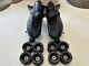 Riedell 695 Skate Boot On Used Atom Falcon Pilot Plus Plate Withsuregrip Wheels