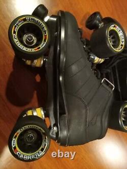 Riedell Carrera Speed Skates 105B Size 8 #2 96A sure grip