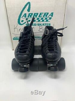 Riedell Carrera Speed Skates Mens Model 105b Black 95A Hyper Sure Grip Size 8