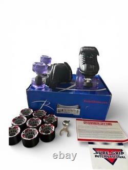Riedell R3 Roller Skates, Size 9, Worn Once, Sure Grip, Jelly Wheels