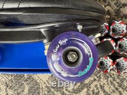 Riedell R3 Roller Skates, Size 9, Worn Once, Sure Grip, Jelly Wheels