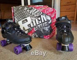 Rock Gt50 Medallion Plus Sure Grip Men Indoor Outdoor Roller Skates Size 15 New