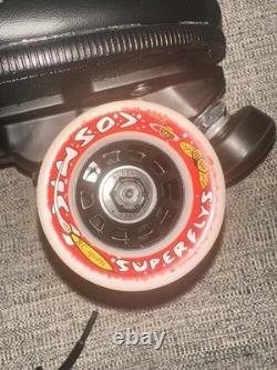 Rock Skates GT-50 Black Size 12 Cosmic Superfly Blue NEW In Box