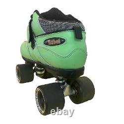Roller Skates SureGrip International Rebel Lime Green Carrera Wheels Size 11