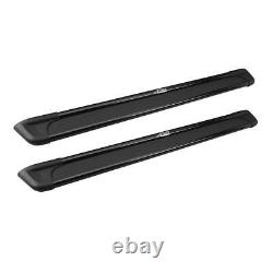 Running Board Sure-Grip Black Powder Coated Aluminum Unlighted 85 in Length