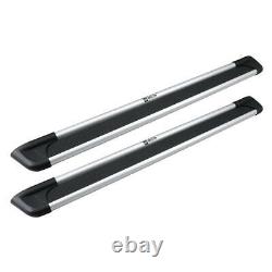 Running Board Sure-Grip Brushed Aluminum Unlighted 72 in Length