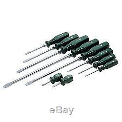 S K Hand Tools 86006 SCREWDRIVER SET 9PC COMBINATION SUREGRIP