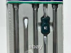 S-K Tools USA 6pc SureGrip Round Shank Slotted Screwdriver Set No. 86004 NOS