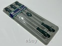 S-K Tools USA 6pc SureGrip Round Shank Slotted Screwdriver Set No. 86004 NOS