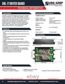 SG DB-L17 Sure Grip Logic Driver Board 17 Outputs