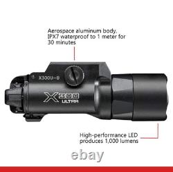 Sure Fire X300 Ultra (X300U-B) High Output 1000 Lumen LED Weapon Light Black