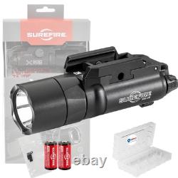 Sure Fire X300T-B Turbo Black Weapon Light High Output LED Bundle 650 Lumens