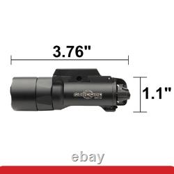 Sure Fire X300T-B Turbo Black Weapon Light High Output LED Bundle 650 Lumens
