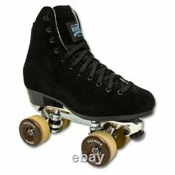 Sure-Grip 1300 Black Custom Build Outdoor Quad Roller Skates US 4