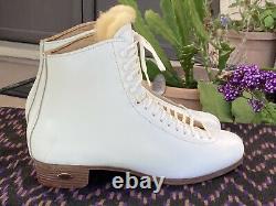 Sure Grip 93 Womens 10 1/2 White Leather Artistic Skate Boots