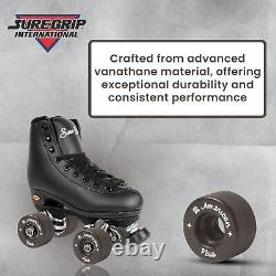 Sure-Grip All American Plus Indoor Black Wheels Made of 55mm, black