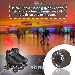 Sure-Grip All American Plus Indoor Black Wheels Made of 55mm, black