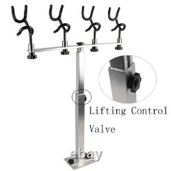Sure Grip Aluminum Boat Rod Holder PVC Coated Steel Wire Fishing Pole Holder