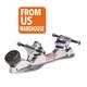 Sure-grip Avanti Aluminum Skate Plate 10° 8mm Axles Carrera Toe Stop Pair