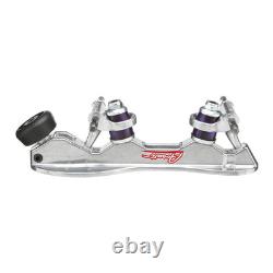 Sure-Grip Avanti Aluminum Skate Plate 10° 8mm Axles Carrera Toe Stop Pair