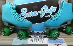 Sure-Grip Boardwalk Blue Roller Skates Mens size 8 NEVER WORN