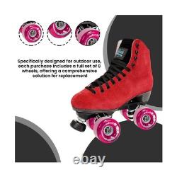 Sure-Grip Boardwalk Outdoor Roller Skates Wheels Made with Uretha. Fast Ship