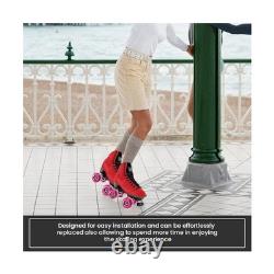 Sure-Grip Boardwalk Outdoor Roller Skates Wheels Made with Uretha. Fast Ship