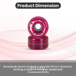 Sure-Grip Boardwalk Outdoor Roller Skates Wheels Made with Urethane & 65mm
