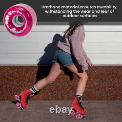 Sure-Grip Boardwalk Outdoor Roller Skates Wheels Made with Urethane & 65mm