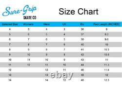 Sure Grip Boardwalk Plus Suede Roller Skates Black Men's Size 8 Women's Size 9