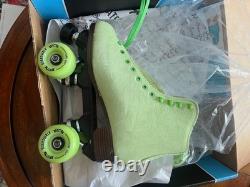 Sure Grip Boardwalk Roller Skates Men's 5, Ladies' 6-6.5 Color Key Lime Green