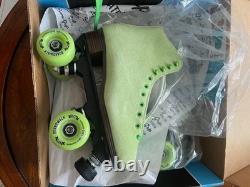Sure Grip Boardwalk Roller Skates Men's 5, Ladies' 6-6.5 Color Key Lime Green
