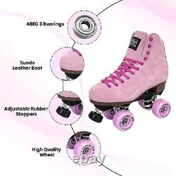 Sure-Grip Boardwalk Unisex Outdoor Roller Skates Material of Leather Rubber S