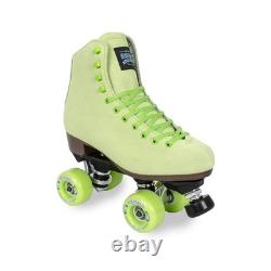 Sure-Grip Boardwalk Unisex Outdoor Roller Skates Retro Boots with Suede Lea
