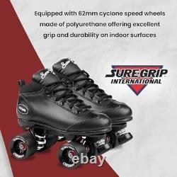 Sure-Grip Cyclone Roller Skate Black