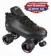 Sure-grip Cyclone Roller Skates Black Size 6 Quad Speed Skates Rock Nylon Plate