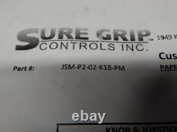 Sure Grip Dual Axis Proportional Joystick NOS JSM-P2-02-K1B-PM Quality NOS