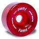 Sure-grip Fame Artistic Indoor Wheels Clear Red