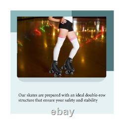 Sure-Grip Fame Indoor Rollerskates Black Mens 14 / Womens 15