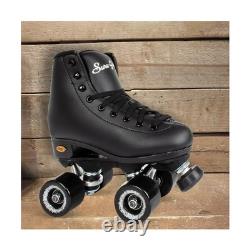 Sure-Grip Fame Indoor Rollerskates Black Mens 14 / Womens 15