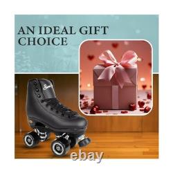 Sure-Grip Fame Indoor Rollerskates Black Mens 14 / Womens 15