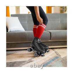 Sure-Grip Fame Indoor Rollerskates Black Mens 14 / Womens 15