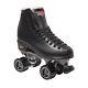 Sure Grip Fame Men & Women Premium Roller Skates Black Leatherette Stylish