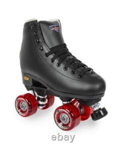 Sure-Grip Fame Outdoor Roller Skates Black / Red Mens 10 / Womens 11