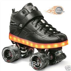 Sure-Grip GT-50 Plus LED Sole Light up Quad Roller Skates UK 6/US 7