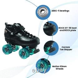 Sure Grip GT50 Motion Roller Skates Stylish Outdoor for Men 9, black