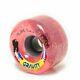 Sure-grip Gravity Sparkle Quad Roller Skate Outdoor Wheels 78a Pink (pack Of 8)